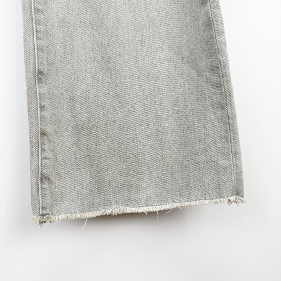 MAVI Victoria High Rise Wide Legs Light Grey Stone wash Denim 100% Cotton sz 26 - Picture 7 of 15